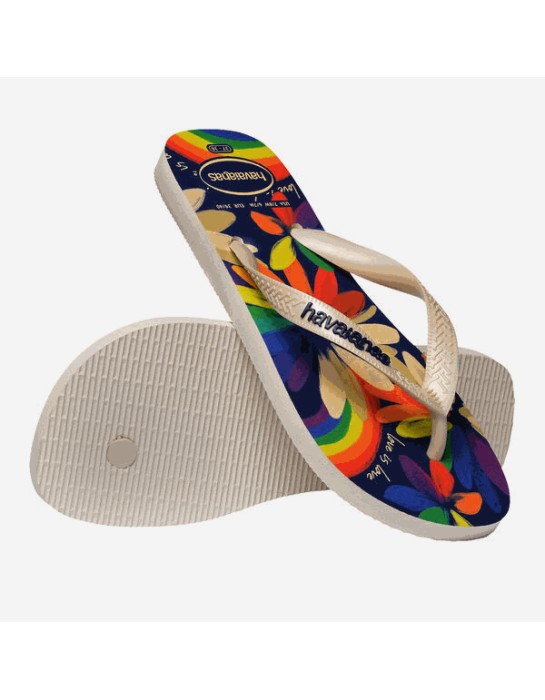 Havaianas Top Pride Beige Straw...