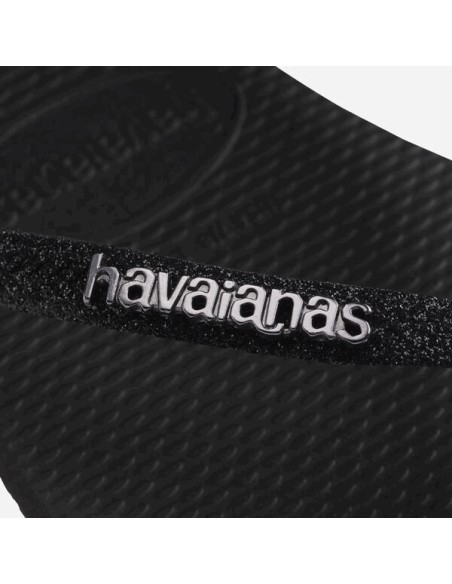 Havaianas Slim Glitter II Black/Black Σαγιονάρες (4146975-1069)