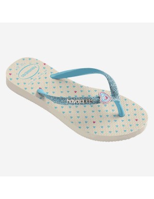 Havaianas Kids Slim Glitter Trendy Beige Παιδικές... 2