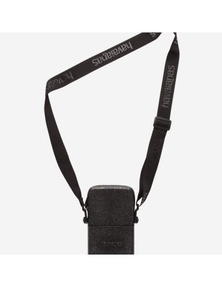 Havaianas Street Bag Glitter Black Τσαντάκι Χιαστί Ώμου (4148233-0090)