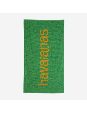 Havaianas Logo Towel XL Green/Yellow Πετσέτα Θαλλάσης...