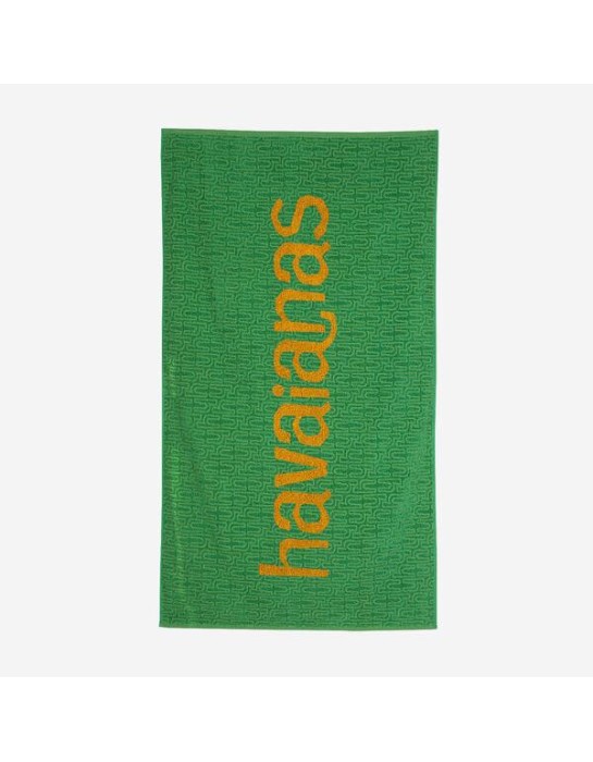 Havaianas Logo Towel XL Green/Yellow...