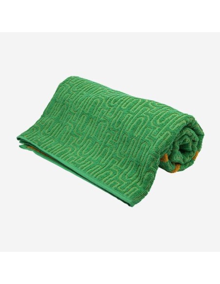 Havaianas Logo Towel XL Green/Yellow Πετσέτα Θαλλάσης (4149221-2079)