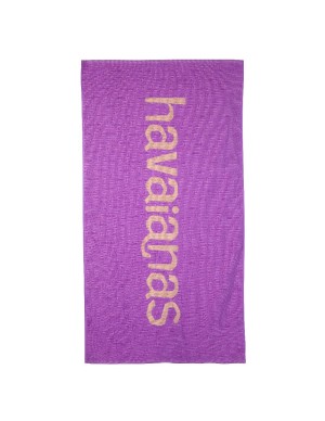 Havaianas Logo Towel XL Purple/Coralnew Πετσέτα Θαλλάσης...