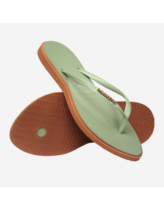 Havaianas Slim Point Rust/Smoke Green...
