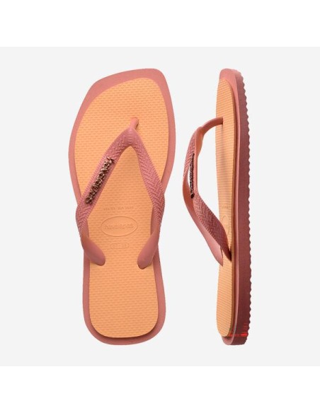 Havaianas Top Square Fusion Canyon Clay/Peach Σαγιονάρες (4149944-1800)