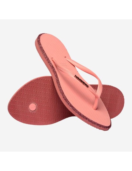 Havaianas Slim Point Glitter Canyon Clay/Blossom Σαγιονάρες (4150157-1397)