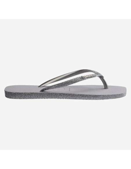 Havaianas Slim Square Sparkle Ice Grey Σαγιονάρες (4150248-3498)