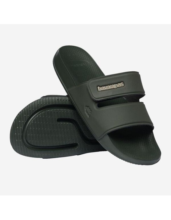 Havaianas Slide Strap Olive Green...