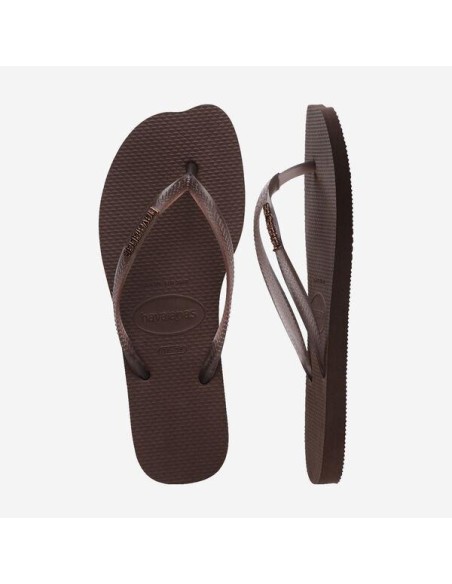 Havaianas Slim Split Dark Brown Σαγιονάρες (4150398-0727)
