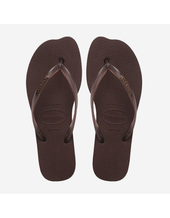 Havaianas Slim Split Dark Brown...