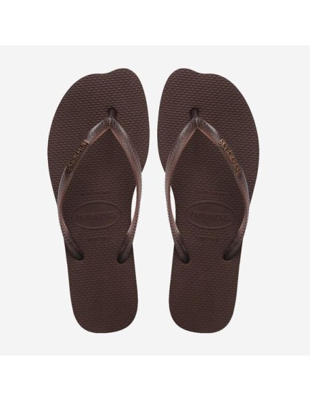 Havaianas Slim Split Dark Brown Σαγιονάρες (4150398-0727)