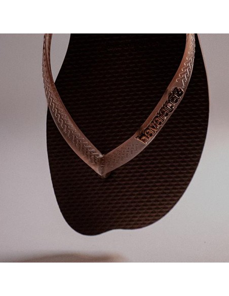 Havaianas Slim Split Dark Brown Σαγιονάρες (4150398-0727)