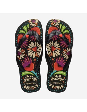 Havaianas Top Begonia Black Σαγιονάρες (4150740-0090)