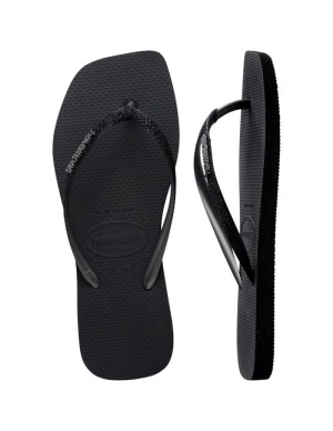Havaianas Slim Square Sparkle New Graphite Σαγιονάρες... 2