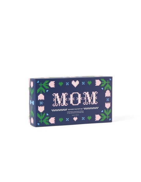 Happy Socks 3-Pack Mother's Tulip Socks Gift Set Συσκευασία Δώρου (P006055)