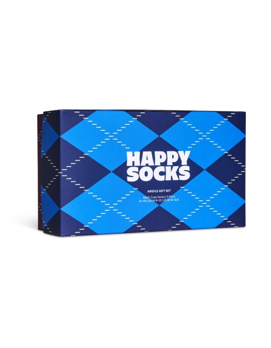 Happy Socks 3-Pack Argyle Socks Gift...