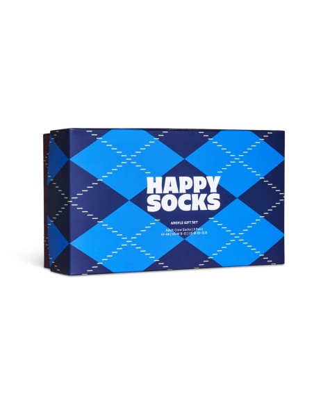Happy Socks 3-Pack Argyle Socks Gift Set Συσκευασία Δώρου (P006056)