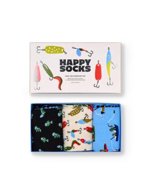 Happy Socks 3-Pack Hook, Line, Sinker Socks Gift Set... 2
