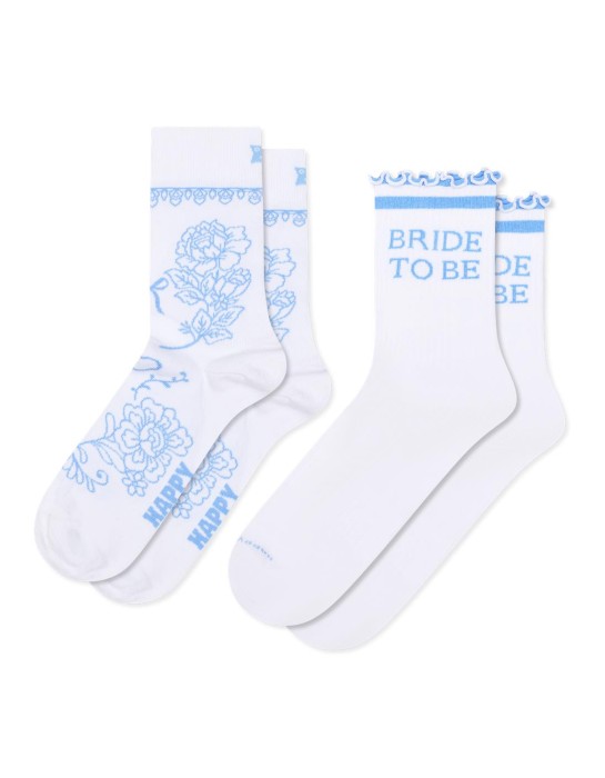 Happy Socks  2-Pack Bridal Short Crew...