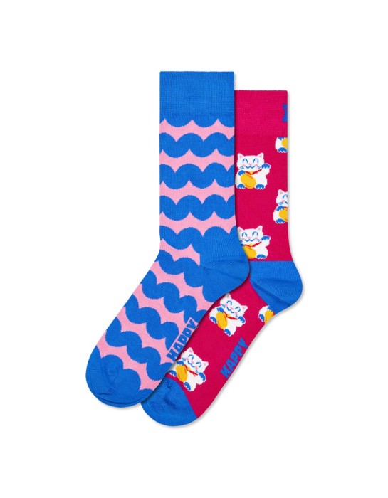 Happy Socks 2-Pack Lucky Neko Socks...