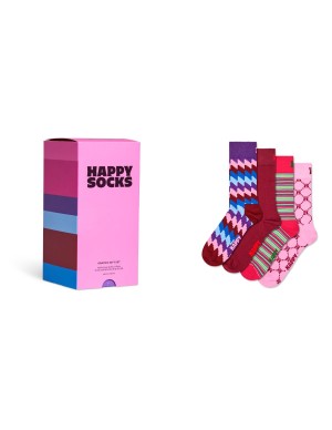 Happy Socks 3-Pack 4-Pack Graphic Socks Gift Set...