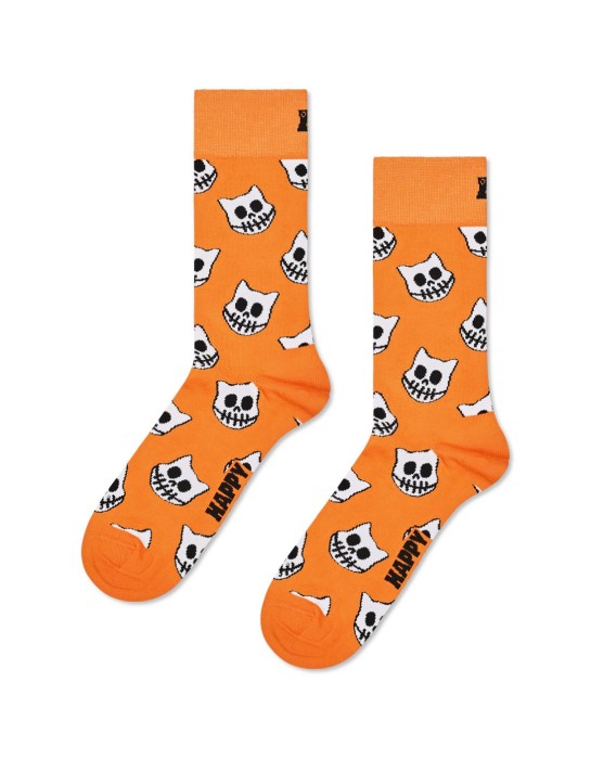 Happy Socks Skelly Cat Κάλτσα (P006131)