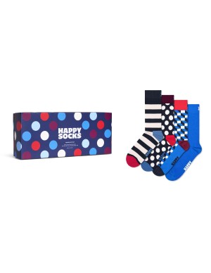 Happy Socks 4-Pack Navy Socks Gift Set Συσκευασία Δώρου...