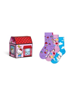 Happy Socks Kids Hello Kitty 3-Pack Socks Gift Set...