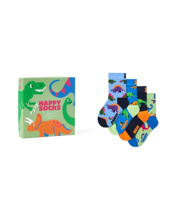 Happy Socks Kids 4-Pack Wild Dinos...