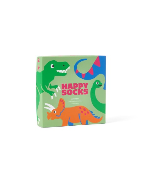 Happy Socks Kids 4-Pack Wild Dinos Socks Gift Set Παιδική Συσκευασία Δώρου (P006646)