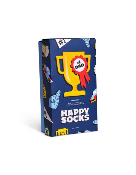 Happy Socks 3-Pack Dad Socks Gift Set Συσκευασία Δώρου (P006974)