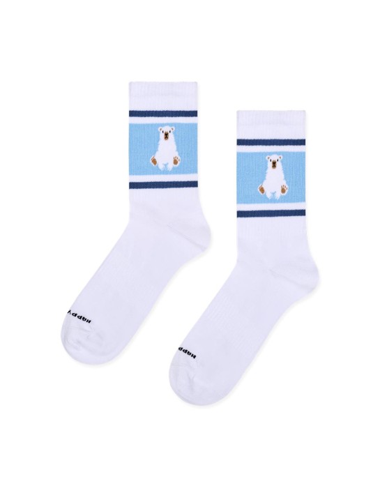 Happy Socks Polar Bear Stripe Sneaker...