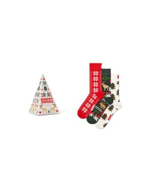 Happy Socks 3-Pack Holiday Sweater Socks Gift Set... 2