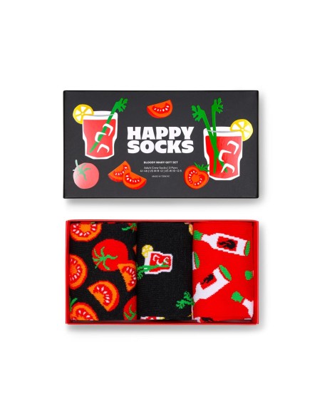 Happy Socks 3-Pack Bloody Mary Socks Gift Set Συσκευασία Δώρου (P006046)