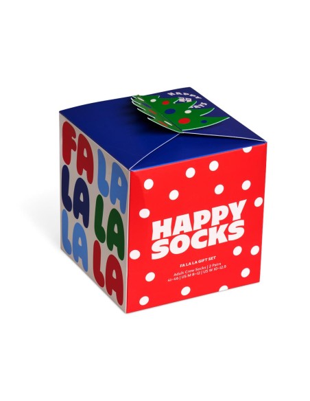 Happy Socks 2-Pack Holiday Cookies Socks Gift Set Συσκευασία Δώρου (P006078)