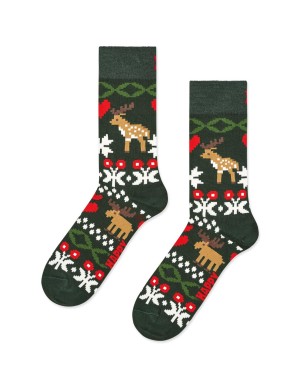 Happy Socks Fair Isle Reindeer Love Κάλτσα (P006146)