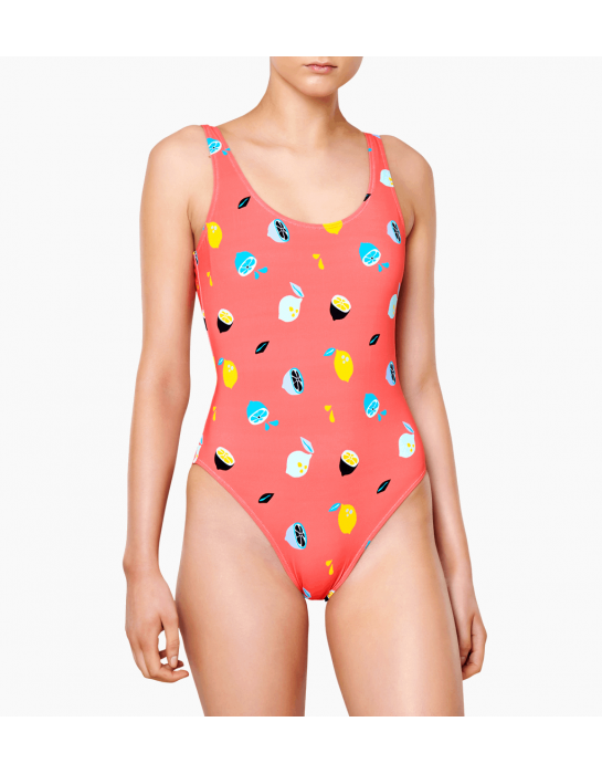 Happy Socks Lemon Swimsuit Γυναικείο...