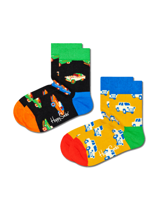 Happy Socks 2-Pack Kids Car Παιδικές Κάλτσες (KCAR02-9300)