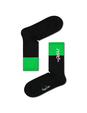Happy Socks Happy Neo 3/4 Crew Κάλτσα (ATHNE14-9000)