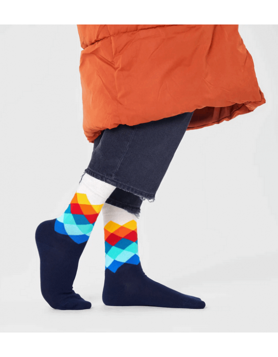 Happy Socks Faded Diamond Κάλτσα...
