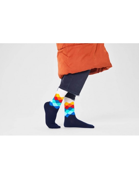 Happy Socks Faded Diamond Κάλτσα...