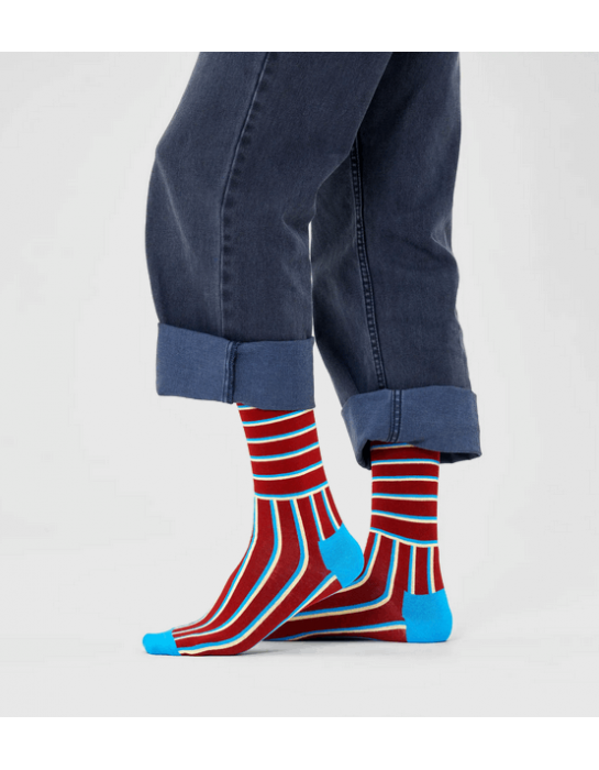 Happy Socks Blocked Stripe Κάλτσα (BSS01-4500)