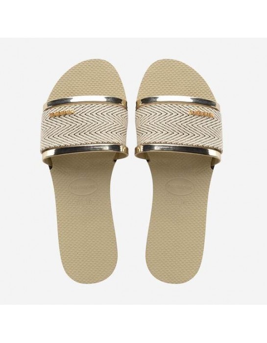 Havaianas You Trancoso Premium Σαγιονάρες σε Μπεζ Χρώμα (4146063-0154)