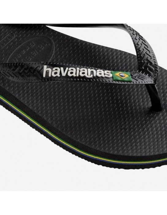 Havaianas Brasil Logo Black/Black...