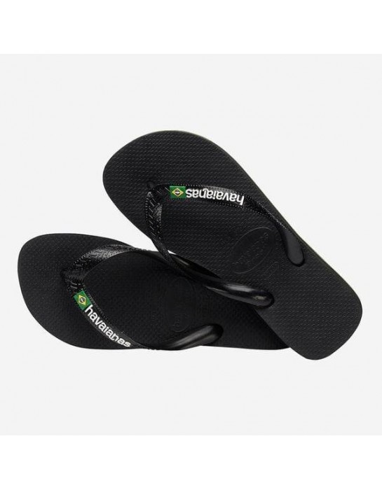Havaianas Brasil Logo Black/Black...