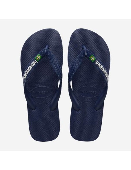 Havaianas Brasil Logo Navy Blue Σαγιονάρες (4110850-0555)