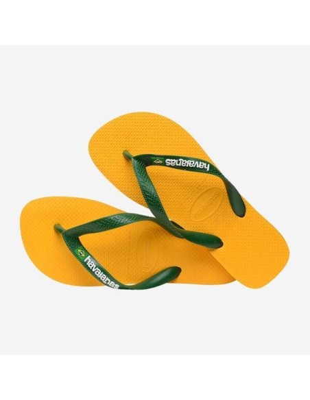 Havaianas Brasil Logo Pop Yellow Σαγιονάρες (4110850-1740)