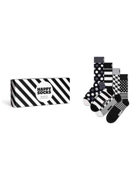 Happy Socks Classic Black & White Socks Συσκευασία Δώρου (XCBW09-9150)