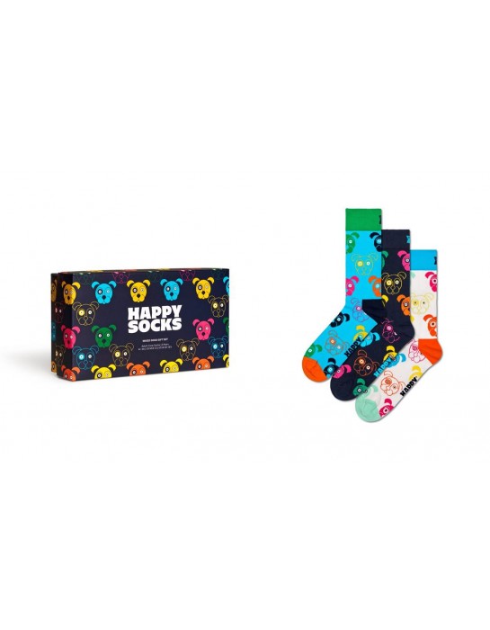 Happy Socks 3-Pack Mixed Dog Socks...
